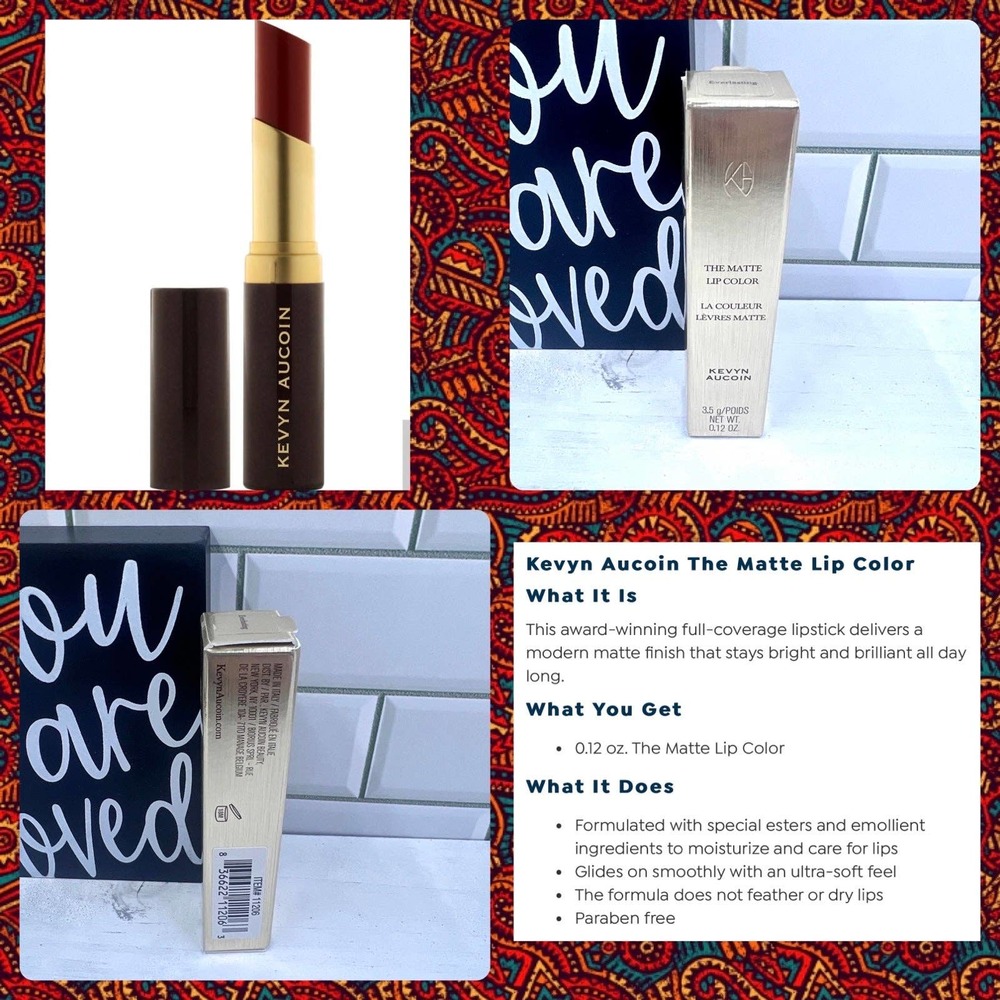 Kevyn Aucoin The Matte Lip Color ‘Everlasting’ Cool Garnet Lipstick